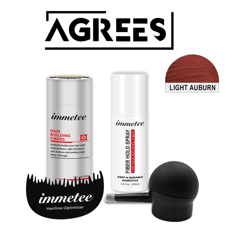 Agrees Immetee™ 100% Natural Hair Fiber Kit Plus