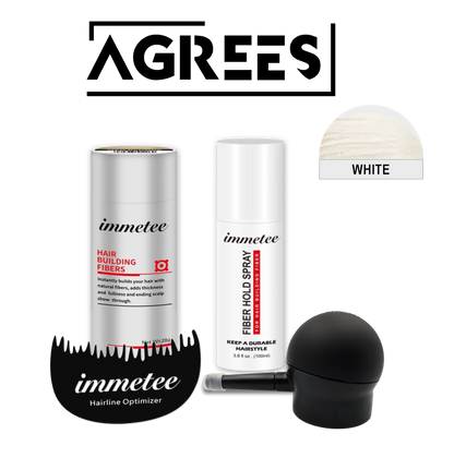 Agrees Immetee™ 100% Natural Hair Fiber Kit Plus