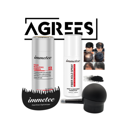 Agrees Immetee™ 100% Natural Hair Fiber Kit Plus